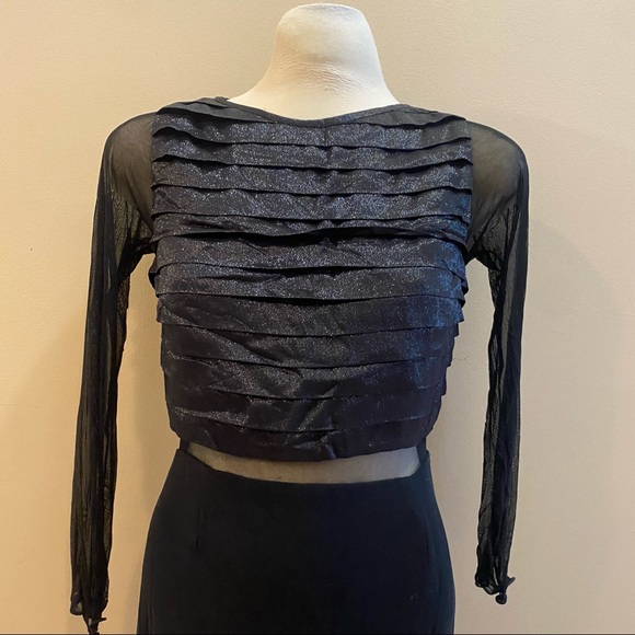 VERA WANG vintage black dress - Picture 7 of 11